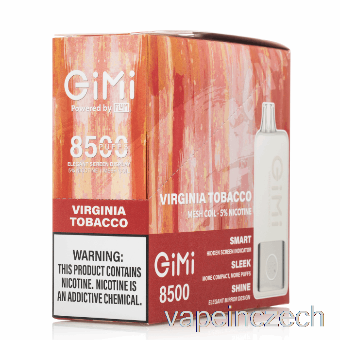 [5-balení] Flum Gimi 8500 Jednorázový Vape Bez Nikotinu